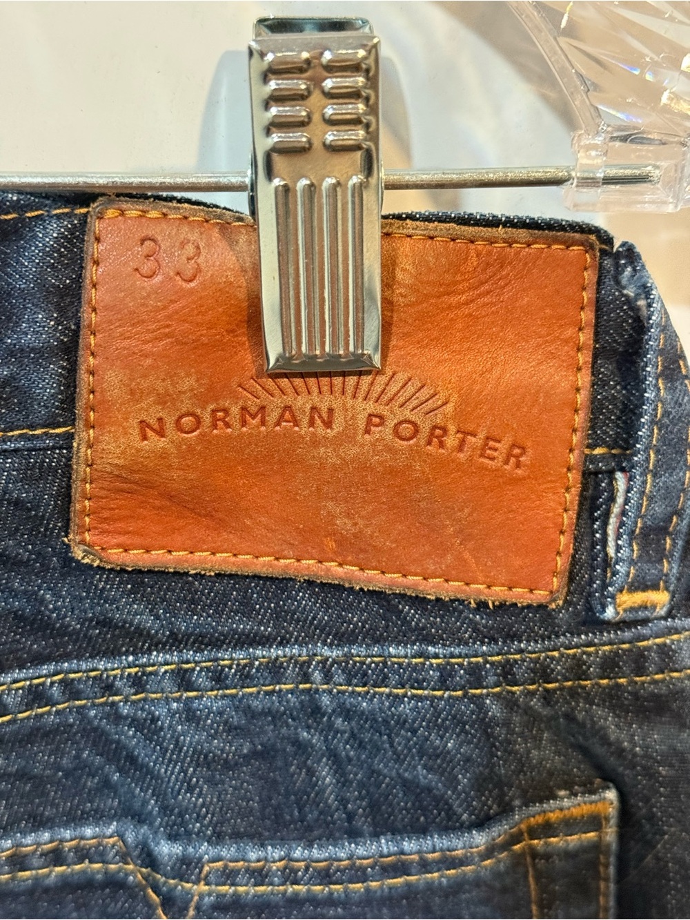 BEST OFFER - TODAY/THURSDAY ONLY NORMAN PORTER Selvedge Jeans